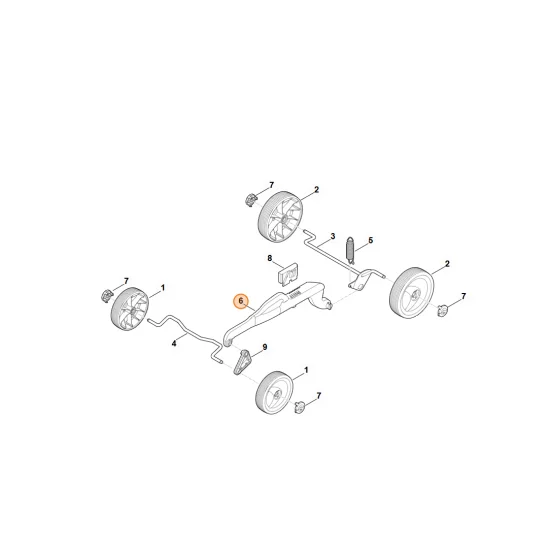 STIHL  Dźwignia przełożenia 6320 703 8800